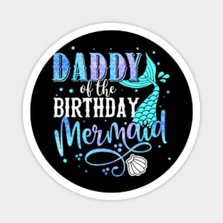 The Birthday Mermaid Family  Party Squad Magnet